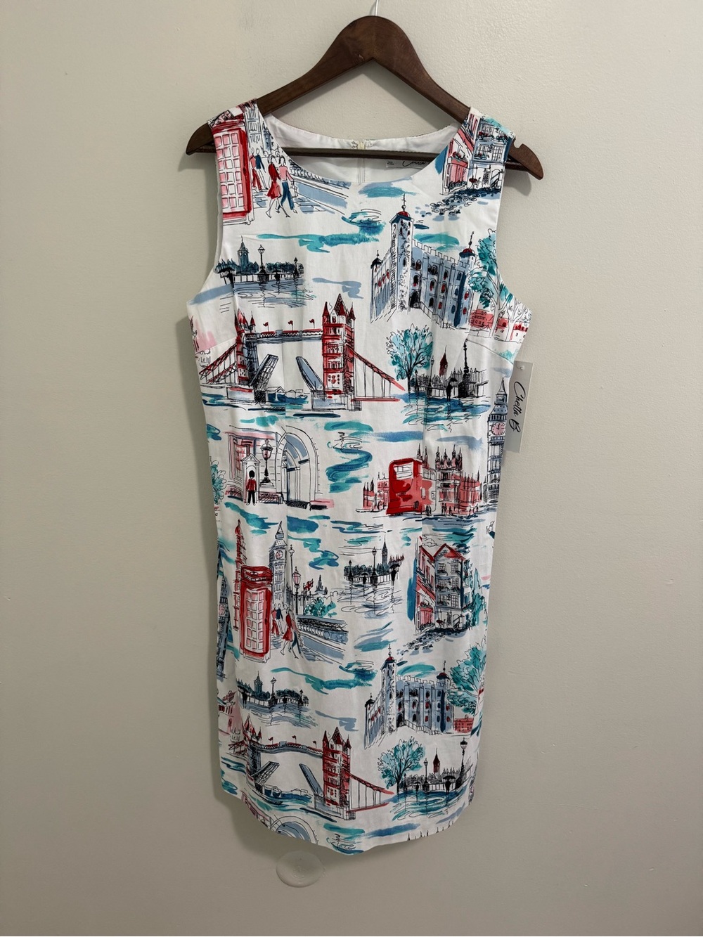 Chetta B NWT London City Print Shift Dress